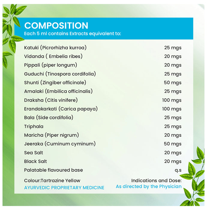 Alopazyme Syrup for Bloating, Indigestion and Gastric Relief (200ml Each)