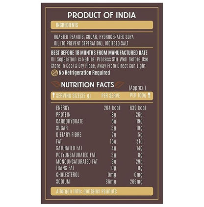 Alpino Classic Crunch Peanut Butter