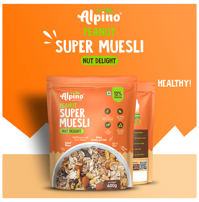 Alpino Peanut Super Muesli Nut Delight
