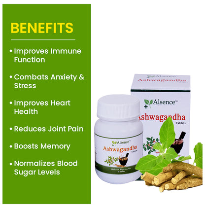 Alsence Ashwagandha Tablet (100 Each)