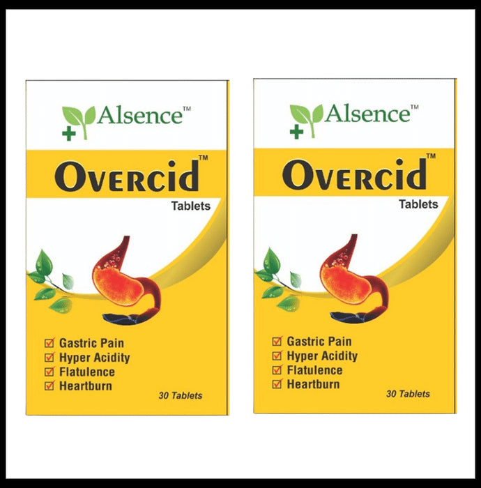 Alsence Overcid Tablet (30 Each) - Classic Derma
