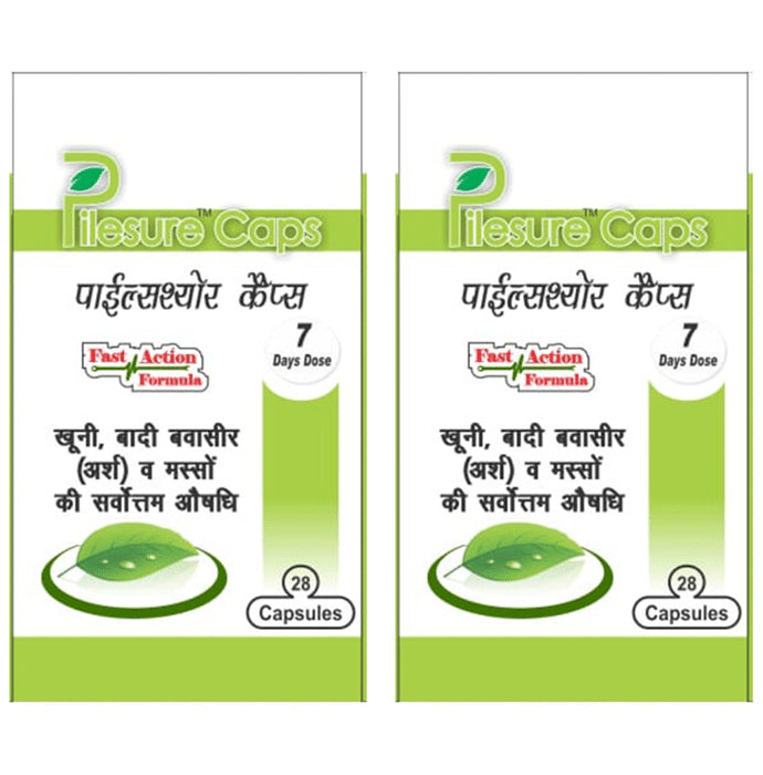 Alsence Pilesure Caps Capsule (28 Each) - Classic Derma