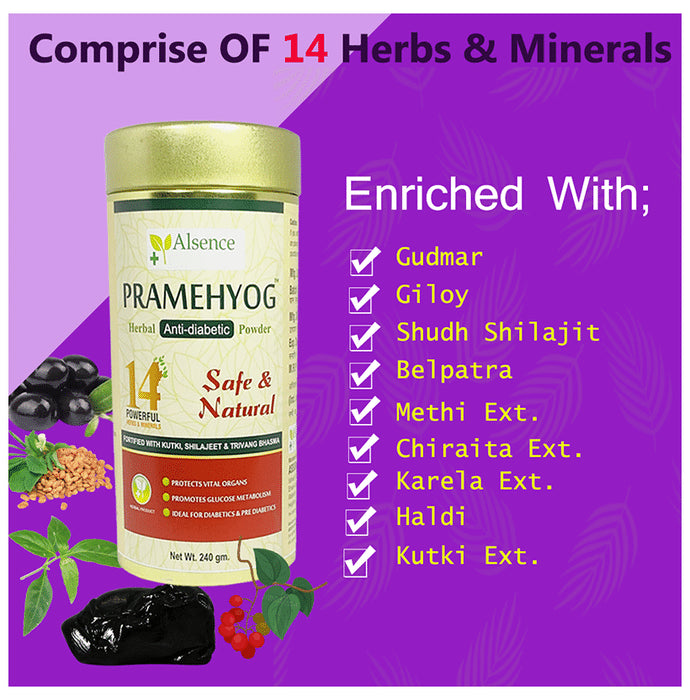 Alsence Pramehyog Powder (240gm Each)