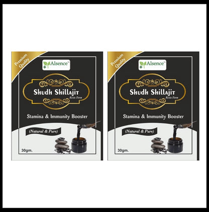 Alsence Shudh Shilajit (30gm Each) - Classic Derma
