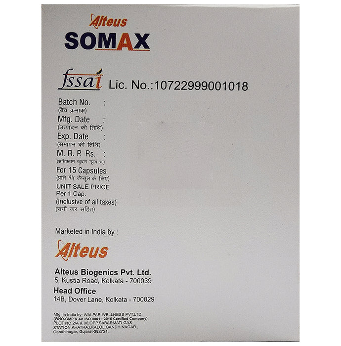 Alteus Somax Capsule