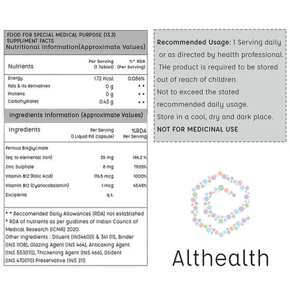 Althealth Iron Tablet