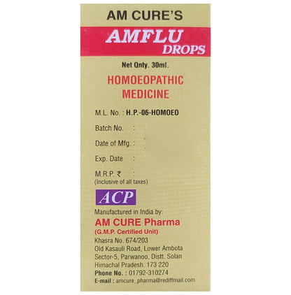 Am Cure's Amflu Oral Drops