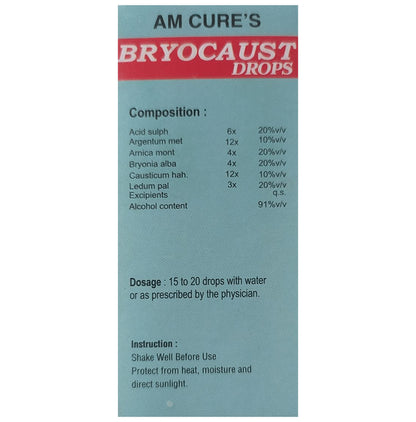 Am Cure's Bryocaust Oral Drops