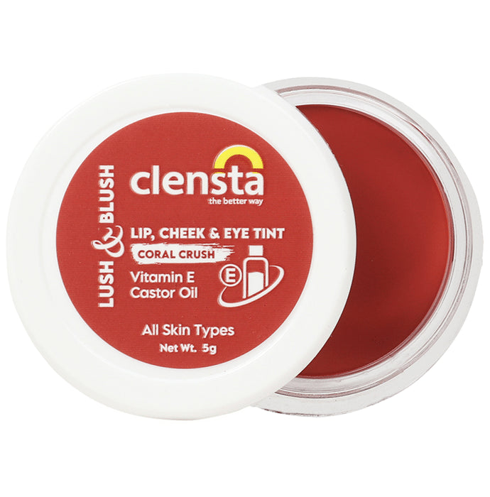Clensta Lip Cheek Tint Coral Crush - Classic Derma