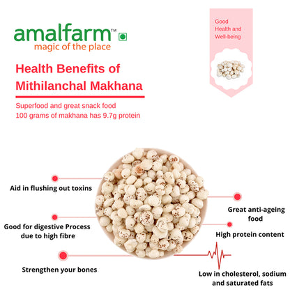 Amalfarm Mithilanchal Makhana Foxnut