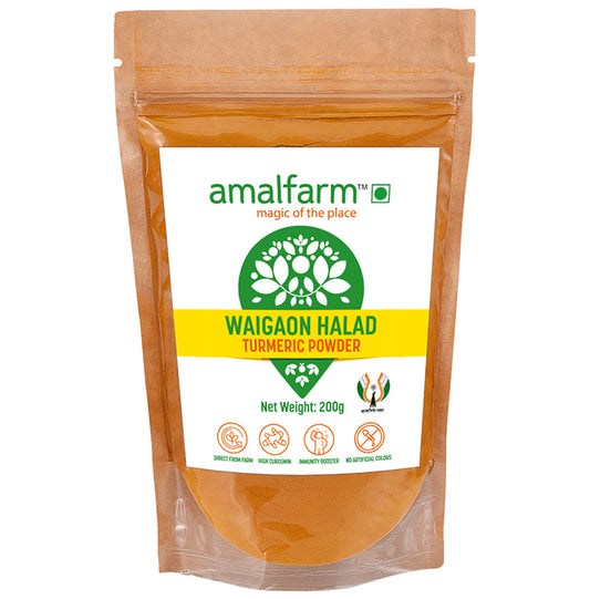 Amalfarm Waigaon Halad Turmeric Powder - Classic Derma