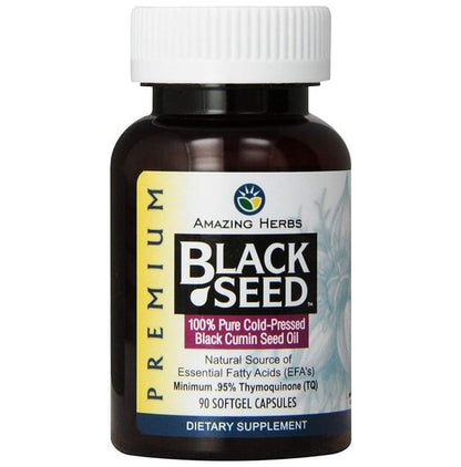Amazing Herbs Black Seed Soft Gelatin Capsule - Classic Derma
