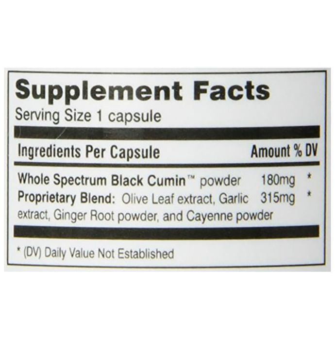 Amazing Herbs Black Seed Ultimate with Garlic, Ginger & Cayenne Capsule