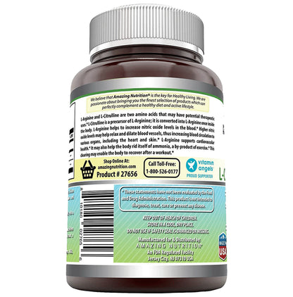 Amazing Nutrition L-Arginine, L-Citrulline Complex 1000mg Tablet