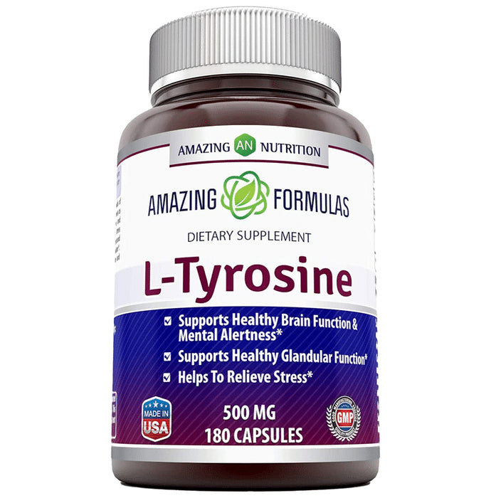 Amazing Nutrition L-Tyrosine 500mg Capsule - Classic Derma