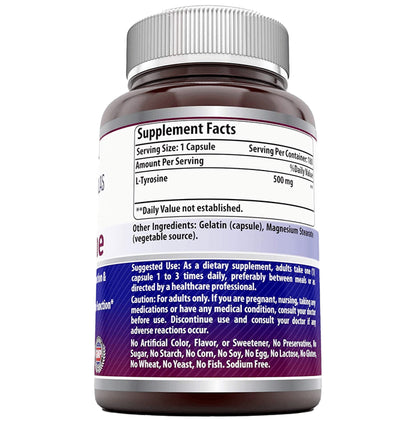Amazing Nutrition L-Tyrosine 500mg Capsule