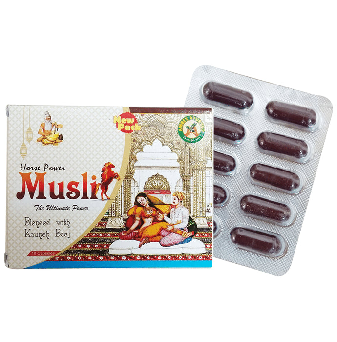 Ambey Ayurved Horse Power Musli Capsule - Classic Derma