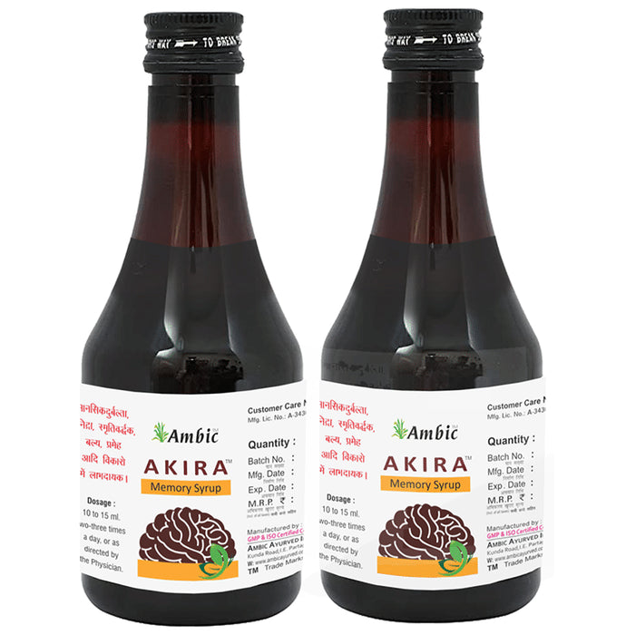 Ambic Akira Memory Syrup (300ml Each)
