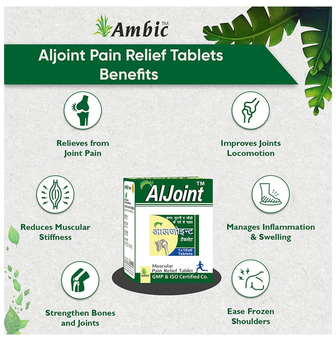 Ambic Combo Pack of Aljoint Syrup 450ml and Aljoint Tablet 60