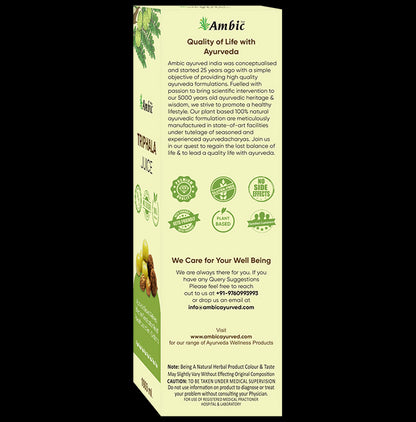 Ambic Combo Pack of Triphala Tablet 60 and Triphala Juice 1000ml