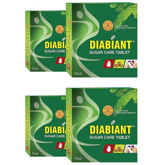 Ambic Diabiant Sugar Care Tablet for Diabetes Care (30 Each) - Classic Derma