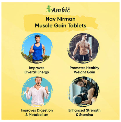Ambic Nav Nirman-DS Tablet for Muscle Gain (30 Each)