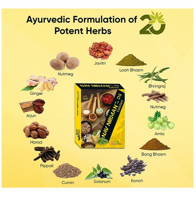 Ambic Nav Nirman-DS Tablet for Muscle Gain (30 Each)