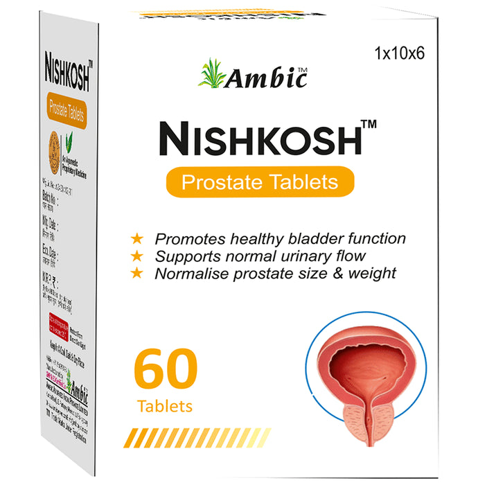Ambic Nishkosh Prostate Tablet (60 Tablet) - Classic Derma