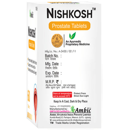 Ambic Nishkosh Prostate Tablet (60 Tablet)