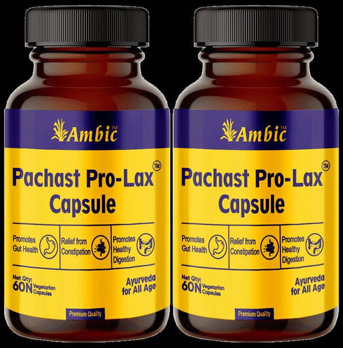 Ambic Pachast Pro-Lax Vegetarian Capsule (60 Each) - Classic Derma