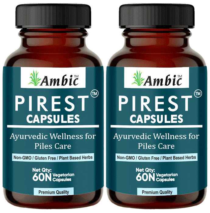 Ambic Pirest Vegetarian Capsule ( 60 Each) - Classic Derma