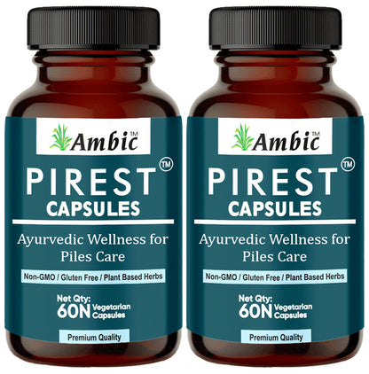 Ambic Pirest Vegetarian Capsule ( 60 Each) - Classic Derma
