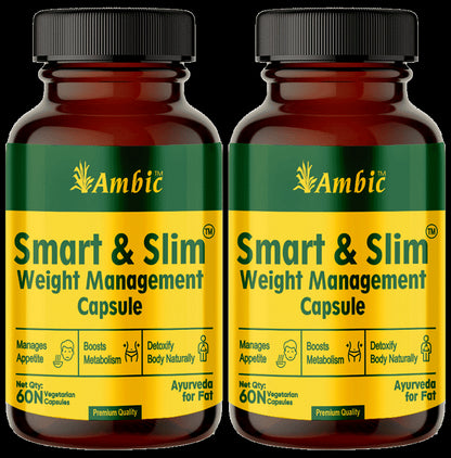 Ambic Smart & Slim Vegetarian Capsule (60 Each) - Classic Derma