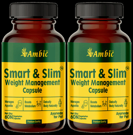 Ambic Smart & Slim Vegetarian Capsule (60 Each) - Classic Derma