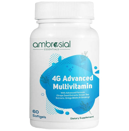 Ambrosial Essentials 4G Advanced Multivitamin Softgels - Classic Derma