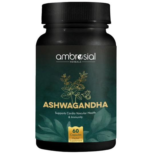 Ambrosial Herbals Ashwagandha Capsule - Classic Derma