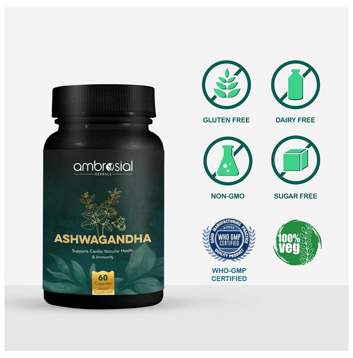 Ambrosial Herbals Ashwagandha Capsule