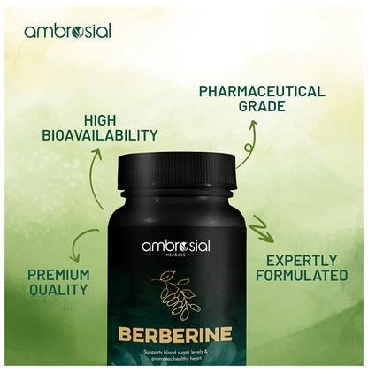Ambrosial Herbals Berberine Capsule