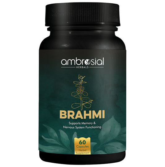 Ambrosial Herbals Brahmi Capsule - Classic Derma