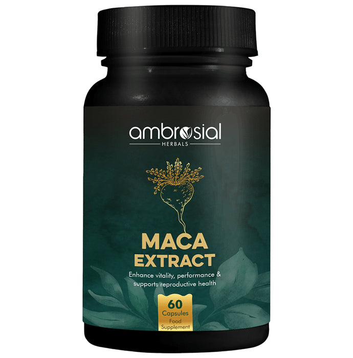Ambrosial Herbals Maca Extract Capsule - Classic Derma