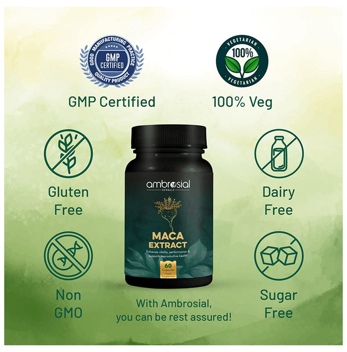 Ambrosial Herbals Maca Extract Capsule