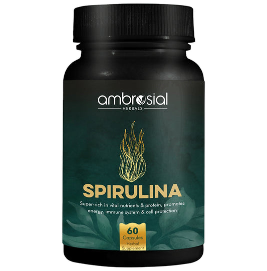 Ambrosial Herbals Spirulina Capsule - Classic Derma