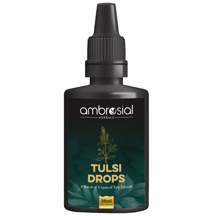 Ambrosial Herbals Tulsi Oral Drops - Classic Derma