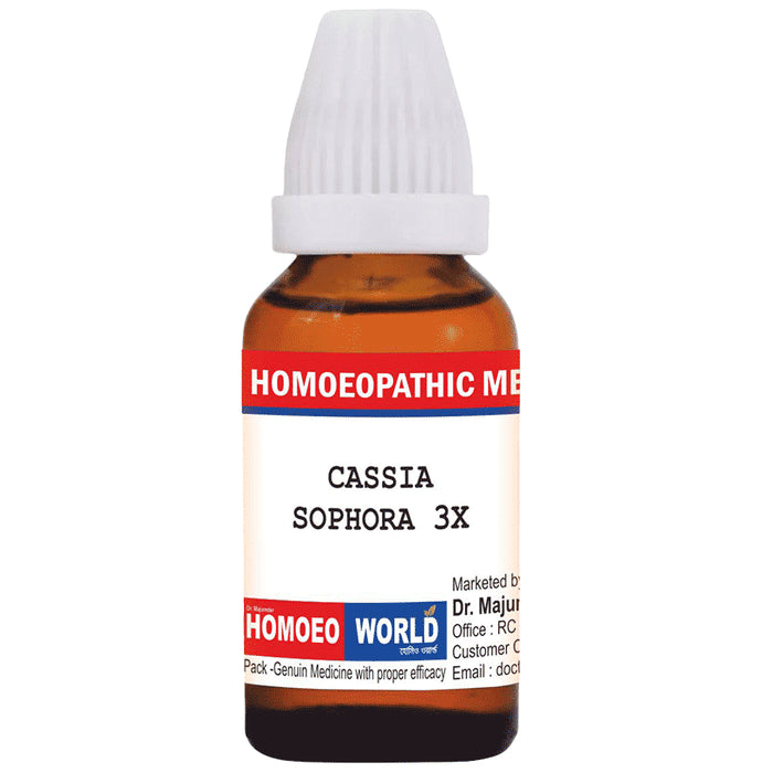 Dr. Majumder Homeo World Cassia Sophora Dilution (30ml Each) 3X - Classic Derma
