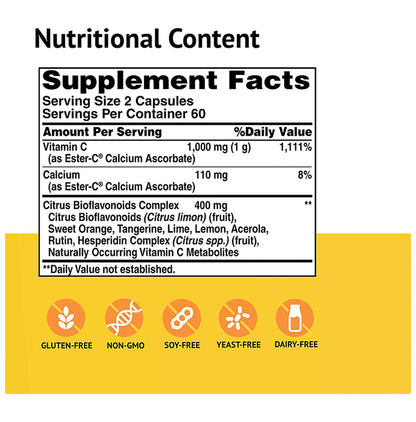 American Health Ester-C 500mg Capsule
