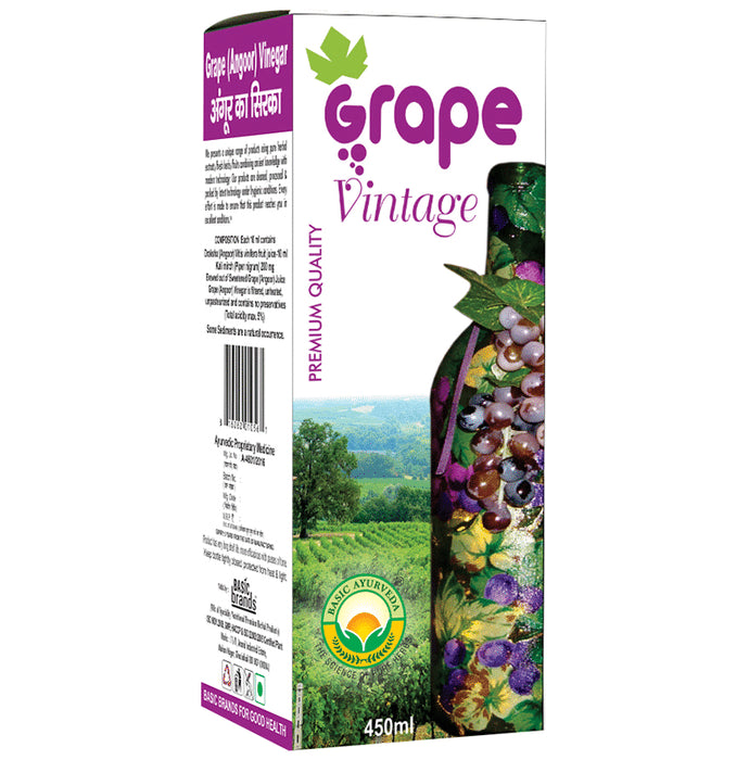 Basic Ayurveda Grape Vinegar - Classic Derma