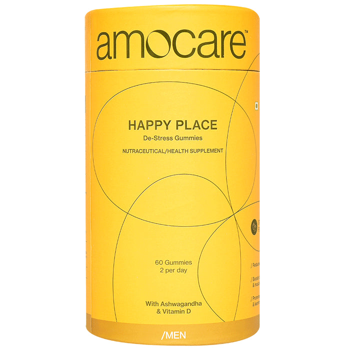 Amocare Happy Place De Stress Gummies for Men - Classic Derma