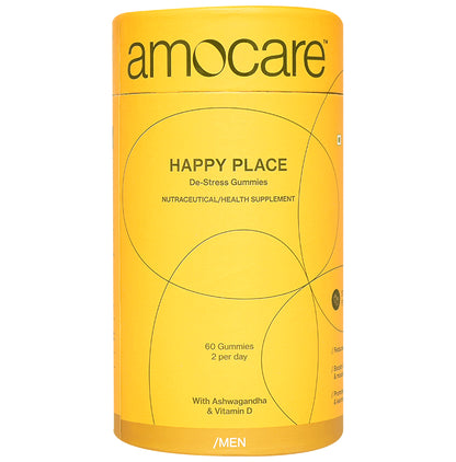 Amocare Happy Place De Stress Gummies for Men - Classic Derma