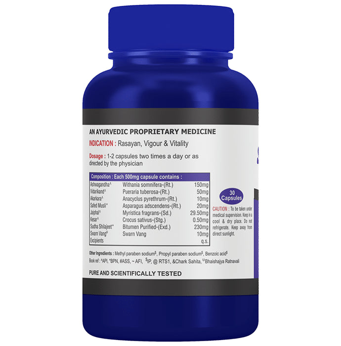Amogh Shilajeet Keshar Bitumen Purified Capsule