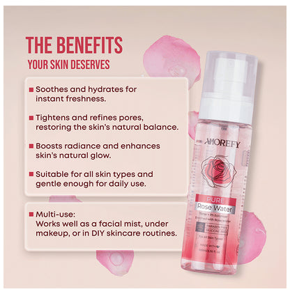 Amorefy Pure Rose Water